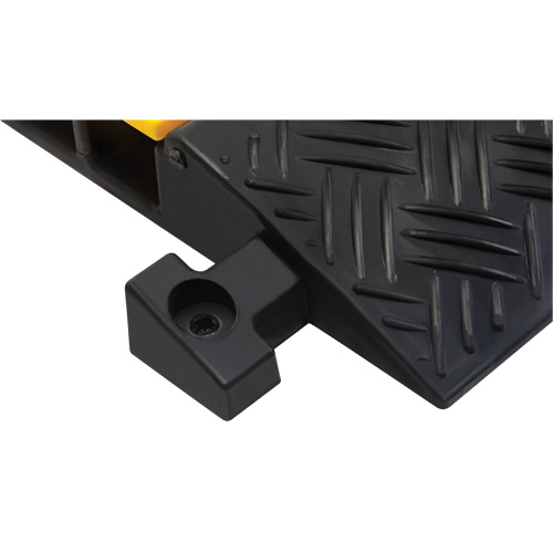 Polyurethane Cable Protector, 5 Channels, 35.43" L x 19.69" W x 2" H Equipex