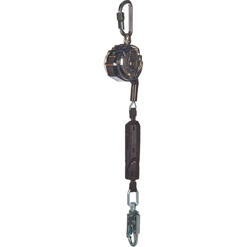 C&acirc;ble de limiteur de chute personnel 36CS V-TEC, 10', Acier galvanis&eacute;, Pivotant Equipex