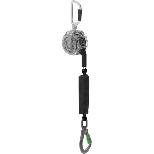 V-TEC ALTAKS Personal Fall Limiter-Cable, 10', Galvanized Steel, Swivel Equipex