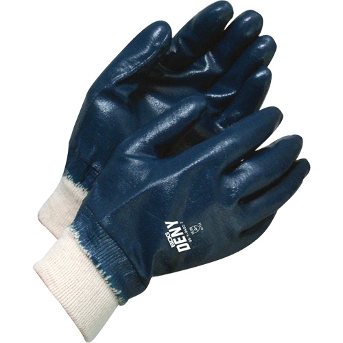 Gants avec poignet en tricot Deny, 11, R&ecirc;vetement Nitrile, Enveloppe en Coton Equipex