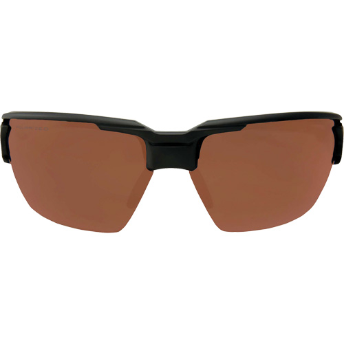Lunettes de s&eacute;curit&eacute; Pumori, Lentille Cuivre, Anti-&eacute;gratignures/Polaris&eacute;, ANSI Z87+/MCEPS GL-PD 10-12/R&eacute;pond ou surpasse la norme CSA Z94.3 Equipex
