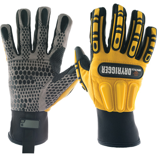 Gants The Original Dryrigger, 7/Petit, Paume en Su&egrave;de, Poignet &agrave; enfiler Equipex