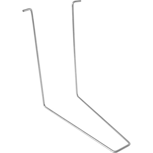 Berme &agrave; support en fil m&eacute;tallique, Capacit&eacute; 268 gal. US, 6' la x 8' lo x 12" h, Support en L Equipex