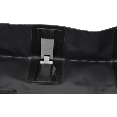 Collapsible Berm, 134 US gal. Capacity, 6' W x 6' L x 6" H, Snap-Up Bracket Equipex