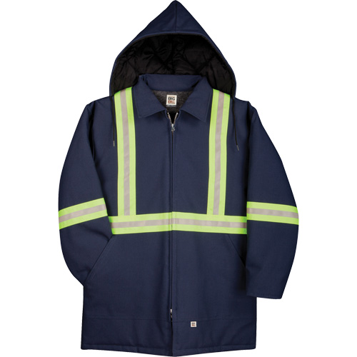 Parka en canard de premi&egrave;re qualit&eacute; avec mat&eacute;riau r&eacute;fl&eacute;chissant, Bleu marine, T-Grand Equipex