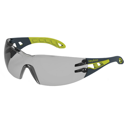 Lunettes de s&eacute;curit&eacute; enveloppantes sans monture MX200, Lentille Gris 23%, Antibu&eacute;e/Anti-&eacute;gratignures, ANSI Z87+/R&eacute;pond ou surpasse la norme CSA Z94.3 Equipex