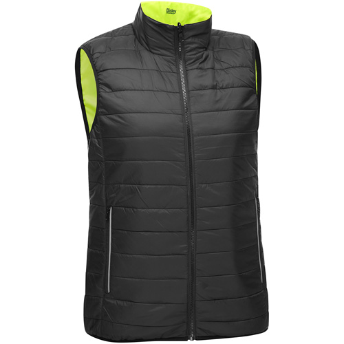 Veste bouffante, enveloppante et r&eacute;versible avec X au dos Bisley pour femmes, Jaune lime haute visibilit&eacute;, 3T-Grand, Polyester Equipex