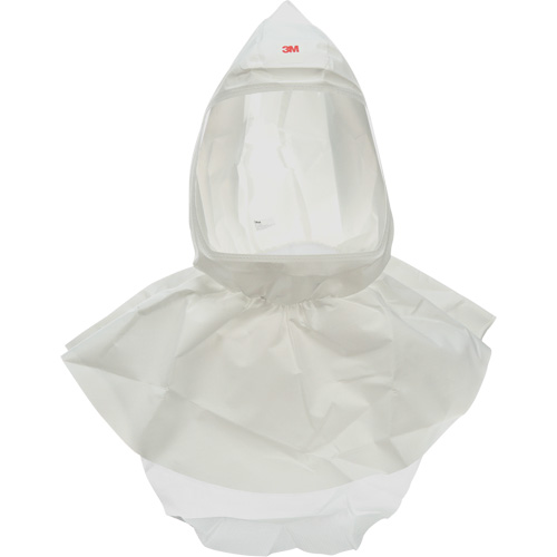 Cagoule Versaflo s&eacute;rie pour APR avec voile, Standard, Pi&egrave;ce faciale/Coiffe souple, Bavette Double Equipex