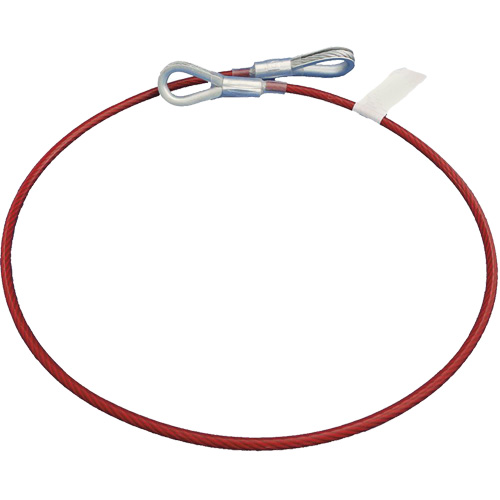 AS-21000-6 Ancrage pour c&acirc;ble 6' PeakWorks &agrave; configuration en illet de l'embout, Chaîne Equipex