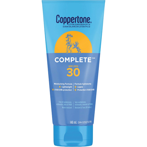 Protection solaire compl&egrave;te Coppertone, FPS 30, Lotion Equipex