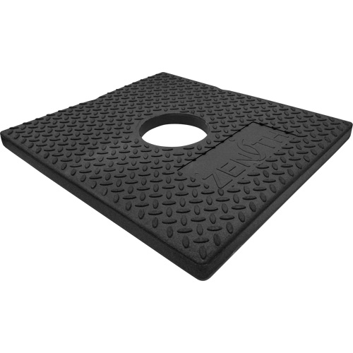 Rubber Delineator Post Base, 10 lbs. Equipex