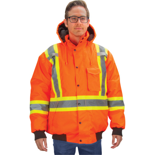Parka d'hiver imperm&eacute;able 7-en-1, Orange haute visibilit&eacute;, 3T-Grand Equipex