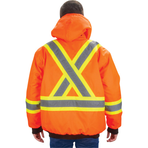 Parka d'hiver imperm&eacute;able 7-en-1, Orange haute visibilit&eacute;, 3T-Grand Equipex