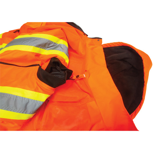 Parka d'hiver imperm&eacute;able 7-en-1, Orange haute visibilit&eacute;, 3T-Grand Equipex