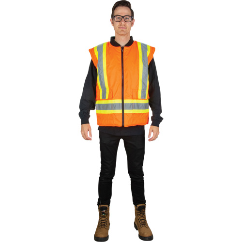 Parka d'hiver imperm&eacute;able 7-en-1, Orange haute visibilit&eacute;, 3T-Grand Equipex