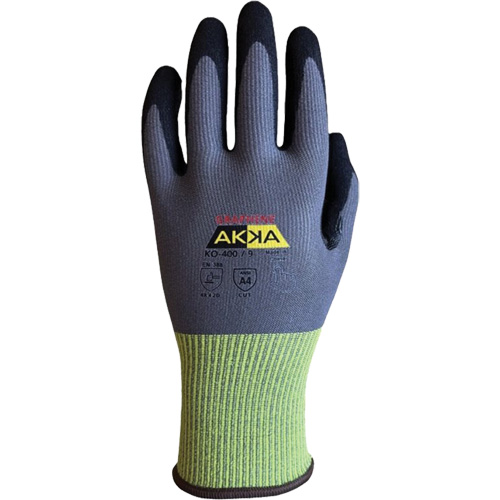 Gants r&eacute;sistants &agrave; la coupe interm&eacute;diaires KO-400, Taille 10, Calibre 15, Rev&ecirc;tement Nitrile, Enveloppe en Nylon/PEHP/Spandex/Graph&egrave;ne, ASTM ANSI niveau A4/EN 388 niveau D Equipex