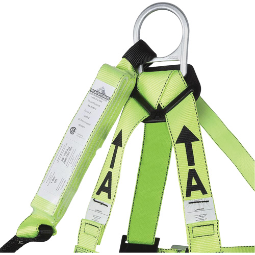 FBH-10000A5440-4 4' Class A Harness & Lanyard with 220 lbs. Capacity, Harness/Lanyard Combo Equipex