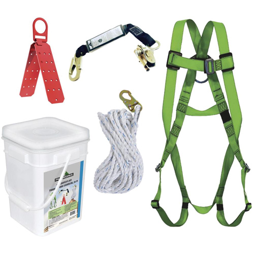 RK4-25 Ensemble conforme pour couvreur avec support r&eacute;utilisable, Trousses pour couvreur de toit Equipex