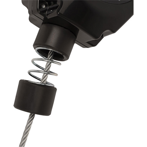SRL-73302-20LE Cordage de s&eacute;curit&eacute; autor&eacute;tractable, 20', Acier galvanis&eacute;, Pivotant Equipex