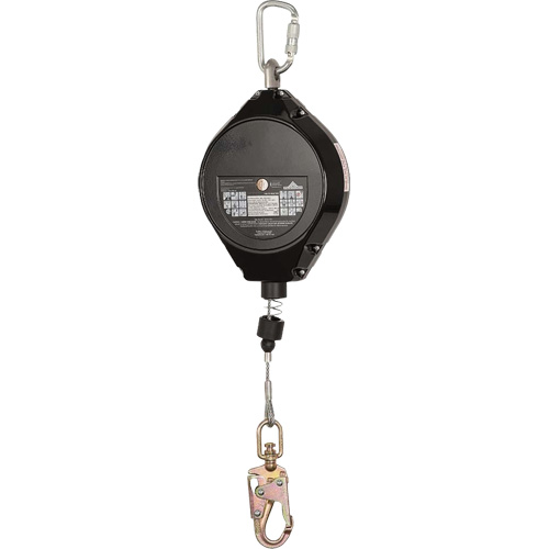 SRL-73302-60LE Cordage de s&eacute;curit&eacute; autor&eacute;tractable, 60', Acier galvanis&eacute;, Pivotant Equipex