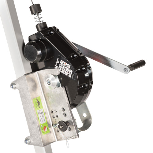 SRL-73303-60 Cable Self-Retracting Lifeline with Recovery, 60', Galvanized Steel, Swivel Equipex
