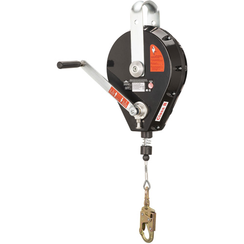 SRL-73303-96 Cable Self-Retracting Lifeline with Recovery, 96', Galvanized Steel, Swivel Equipex