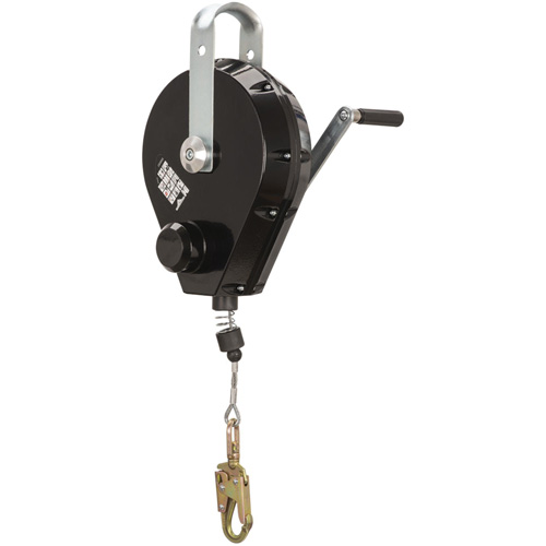 SRL-73303-96 Cable Self-Retracting Lifeline with Recovery, 96', Galvanized Steel, Swivel Equipex