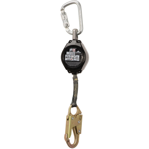 SRL-76105-6AR Cordage de s&eacute;curit&eacute; autor&eacute;tractable r&eacute;sistant &agrave; l'arc &eacute;lectrique, 6', Dyneema, Pivotant Equipex