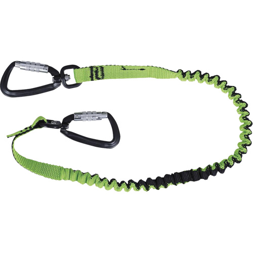 TT-9903 Slim Line Tool Lanyard, Bungee, Dual Carabiner Equipex