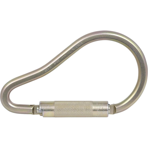 CP-04011-1 Zinc Plated Carabiner with 2" Gate Opening, Steel Equipex