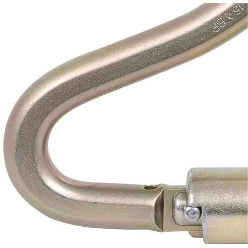 CP-04011-1 Zinc Plated Carabiner with 2" Gate Opening, Steel Equipex