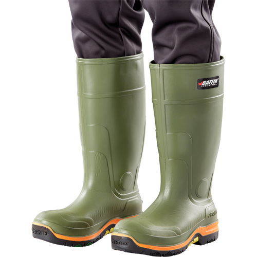 Bottes de s&eacute;curit&eacute; Hercules pour hommes, Polyur&eacute;thane thermique, Embout Aluminium, Pointure 4, Semelle R&eacute;sistant aux perforations Equipex