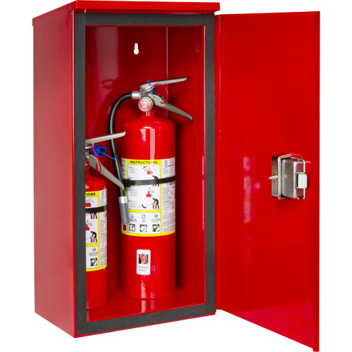 Heavy-Duty Outdoor Fire Extinguisher Cabinet, 14" W x 28" H x 10" D Equipex