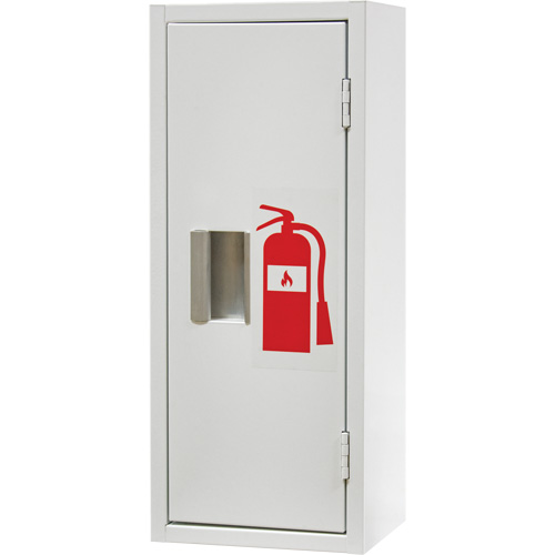Indoor Fire Extinguisher Cabinet, 10" W x 24" H x 7" D Equipex
