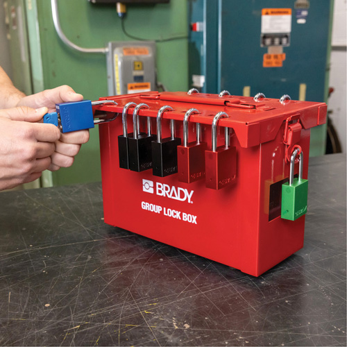 Velocity Plus Safety Lockout Padlock, Orange, Keyed Alike, Aluminum, 1-1/2" Width Equipex
