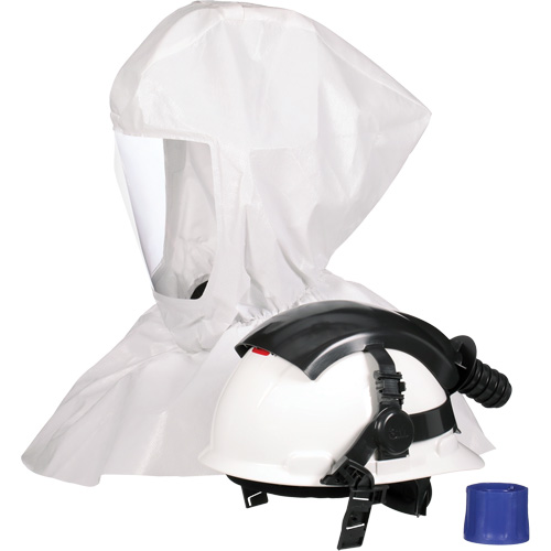 Cagoule Versaflo s&eacute;rie S S-665 avec col interne et casque, Standard, Casque rigide Equipex