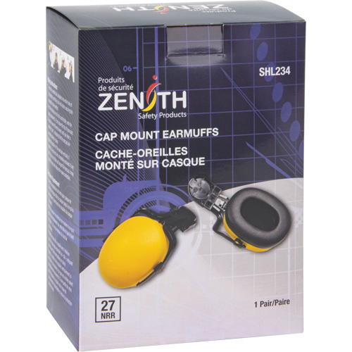 Passive Ear Muffs, Cap Mount, 27 NRR dB Equipex
