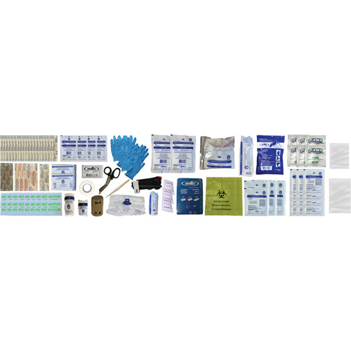 Trousse de premiers soins Shield, R&eacute;pond ou surpasse la norme CSA Z1220-24 type 3 environnements &agrave; haut risque, Petit (2-25 travailleurs) Equipex