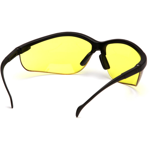 Lunettes de s&eacute;curit&eacute; &agrave; demi-monture Venture II, Lentille Ambr&eacute;e, ANSI Z87+/MCEPS GL-PD 10-12/R&eacute;pond ou surpasse la norme CSA Z94.3 Equipex