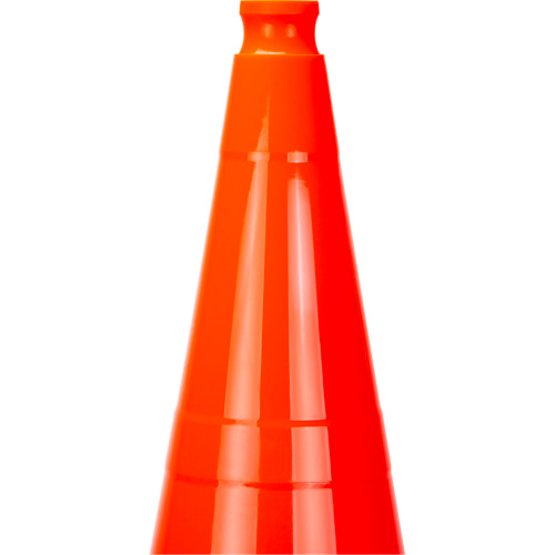 C&ocirc;ne de signalisation de premi&egrave;re qualit&eacute;, 28", Orange Equipex