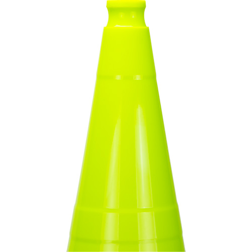 Premium Traffic Cone, 28", Lime Green Equipex