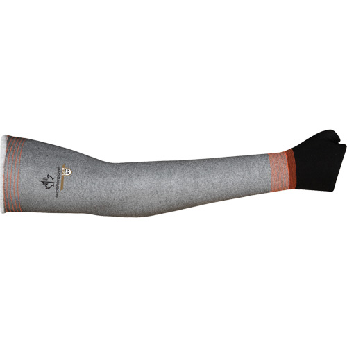 SL21TX18TE Ultra-Thin Cut Resistant Sleeves, TenActiv, 18", ASTM ANSI Level A9, Grey Equipex