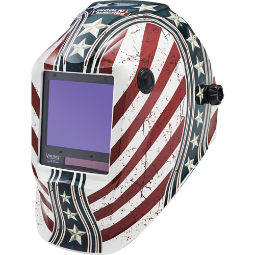 VIKING 3350 Daredevil Welding Helmet, 3.74" L x 3.34" W View Area, 5 - 13 Shade Range Equipex