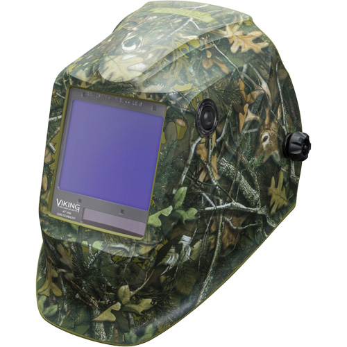 Masque de soudage VIKING 3350 White Tail Camo, 3,74" lo x 3,34" la Champ de vision, Teinte 5 - 13 Equipex