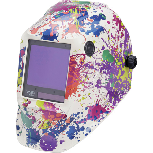 Masque de soudage VIKING 3350 Creative Spark, 3,74" lo x 3,34" la Champ de vision, Teinte 5 - 13 Equipex