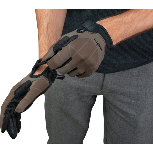 Flexible Utility Gloves, Synthetic Palm, Size Medium Equipex