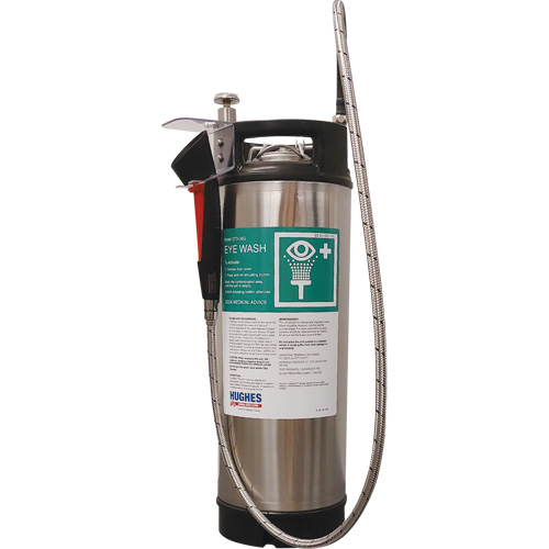 Portable Self-Contained Emergency Wash, Pressurized, 4 gal. Capacity, Meets None Equipex