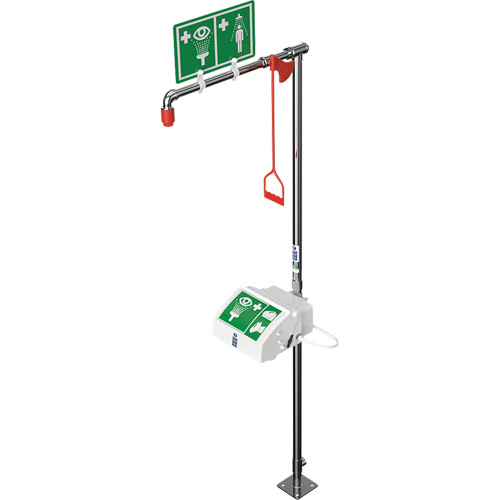 Combination Shower with Closed ABS Bowl & Bottom Inlet, Pedestal Equipex