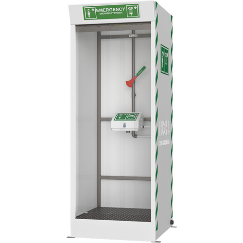 Emergency Cubicle Shower & Covered Eye & Face Wash Equipex