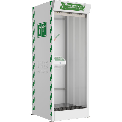 Emergency Cubicle Shower & Covered Eye & Face Wash Equipex